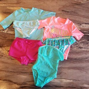 Summer Swim Bundle 4T Carter's & Lands End